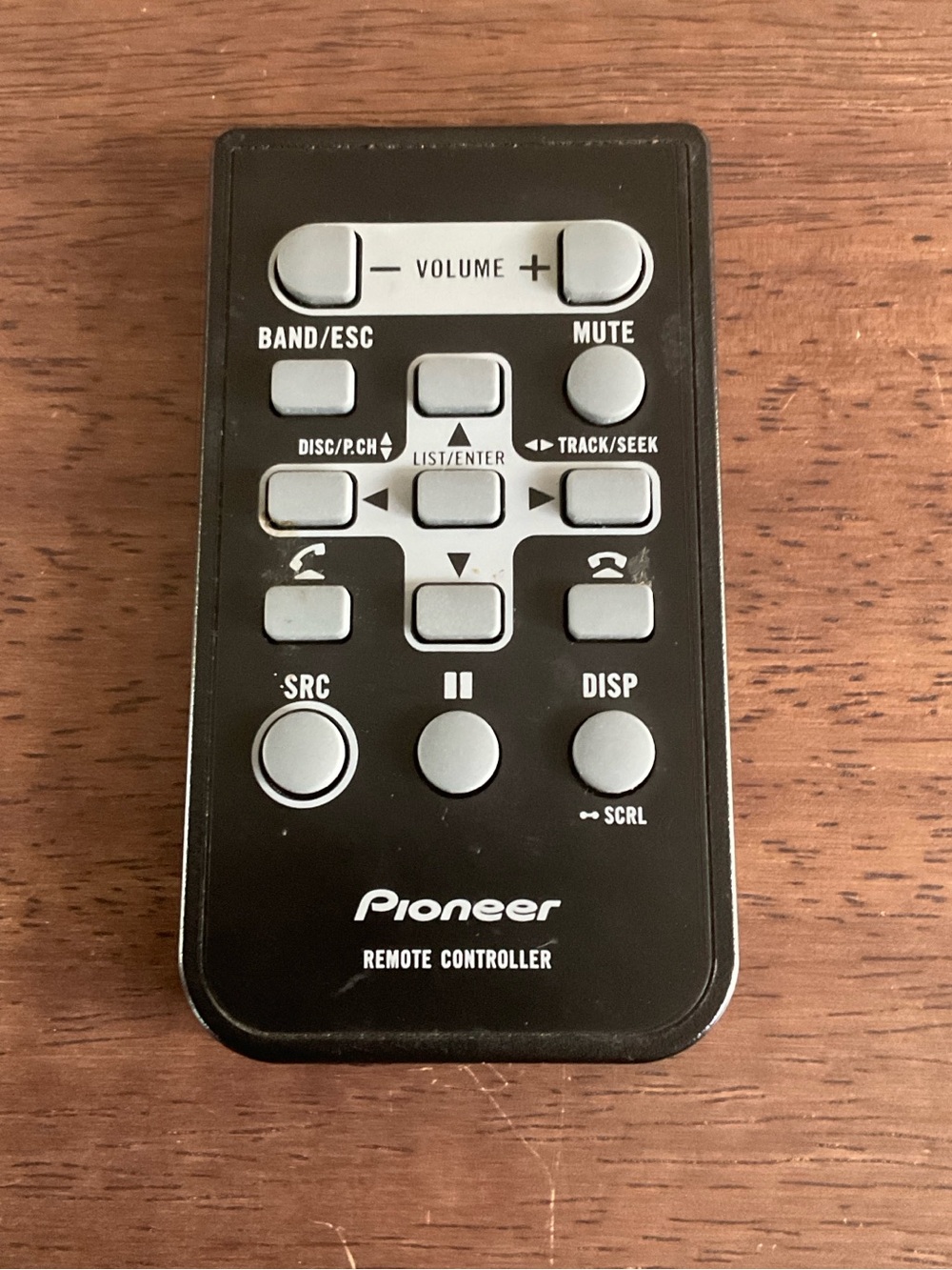 Original Pioneer QXE1044 Wireless Remote Controller for Car Audio System